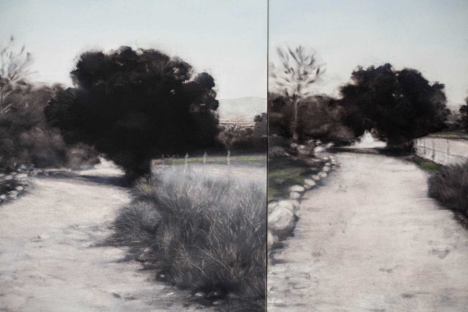 5:09:50 – 5:13:45, Oil on Panel, 10 x 96” (detail)