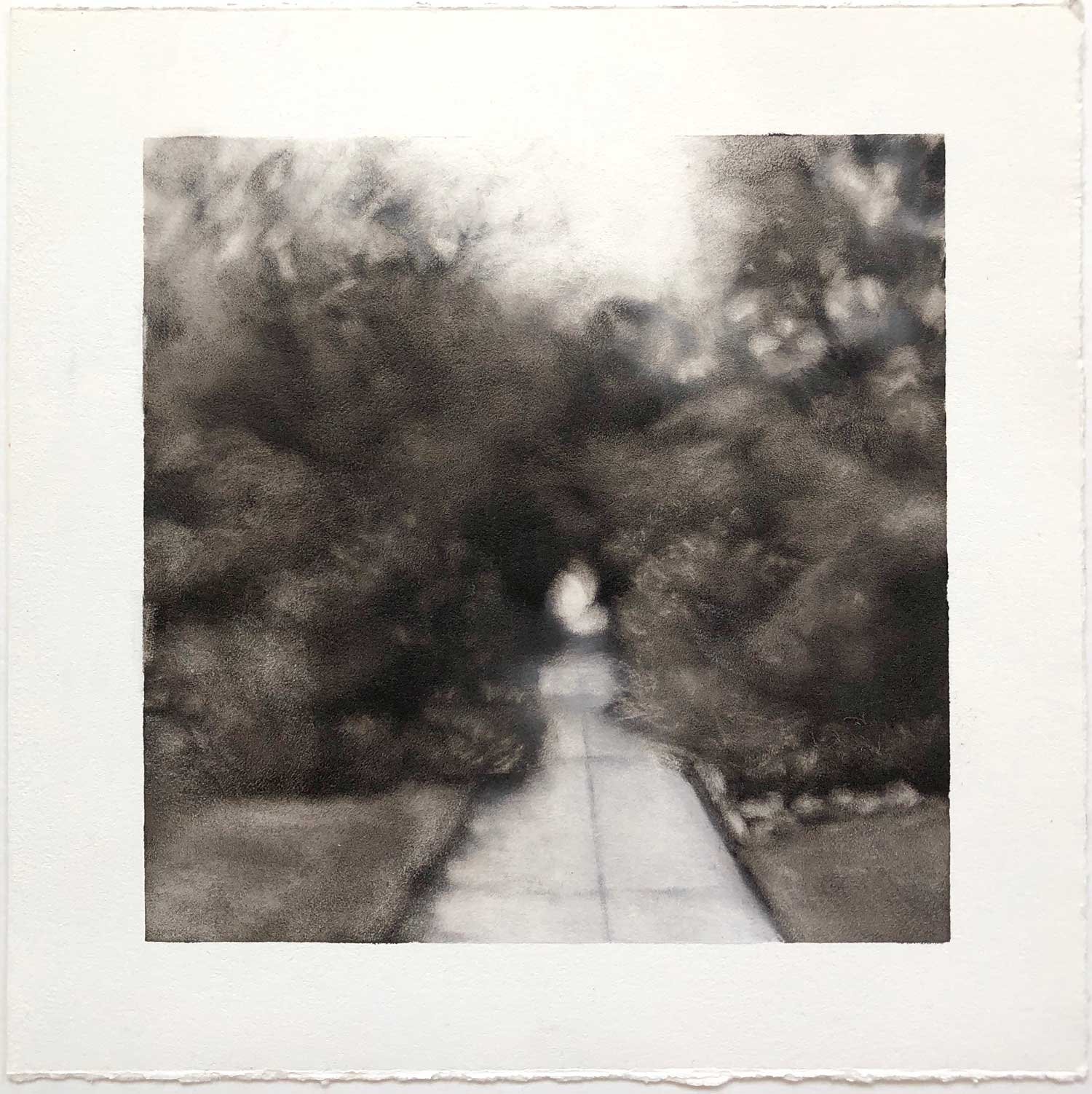 Sonoma Drive, Oil on paper, 8 x 8”
