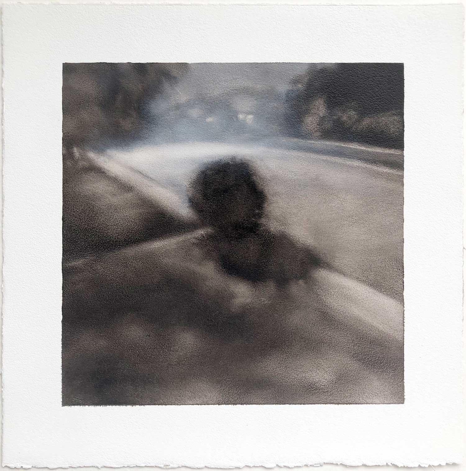 Where do you think you're going? Oil on paper, 8 x 8”