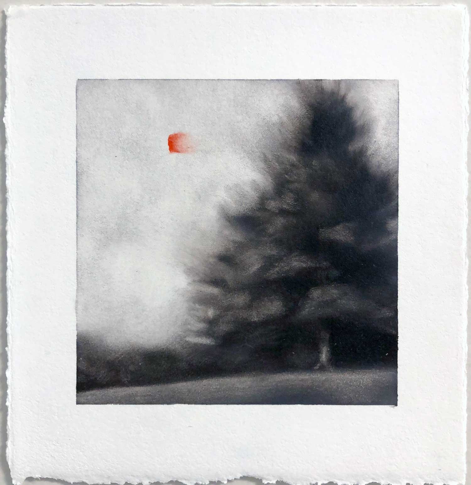 Star, Oil on paper, 6 x 6” Sold
