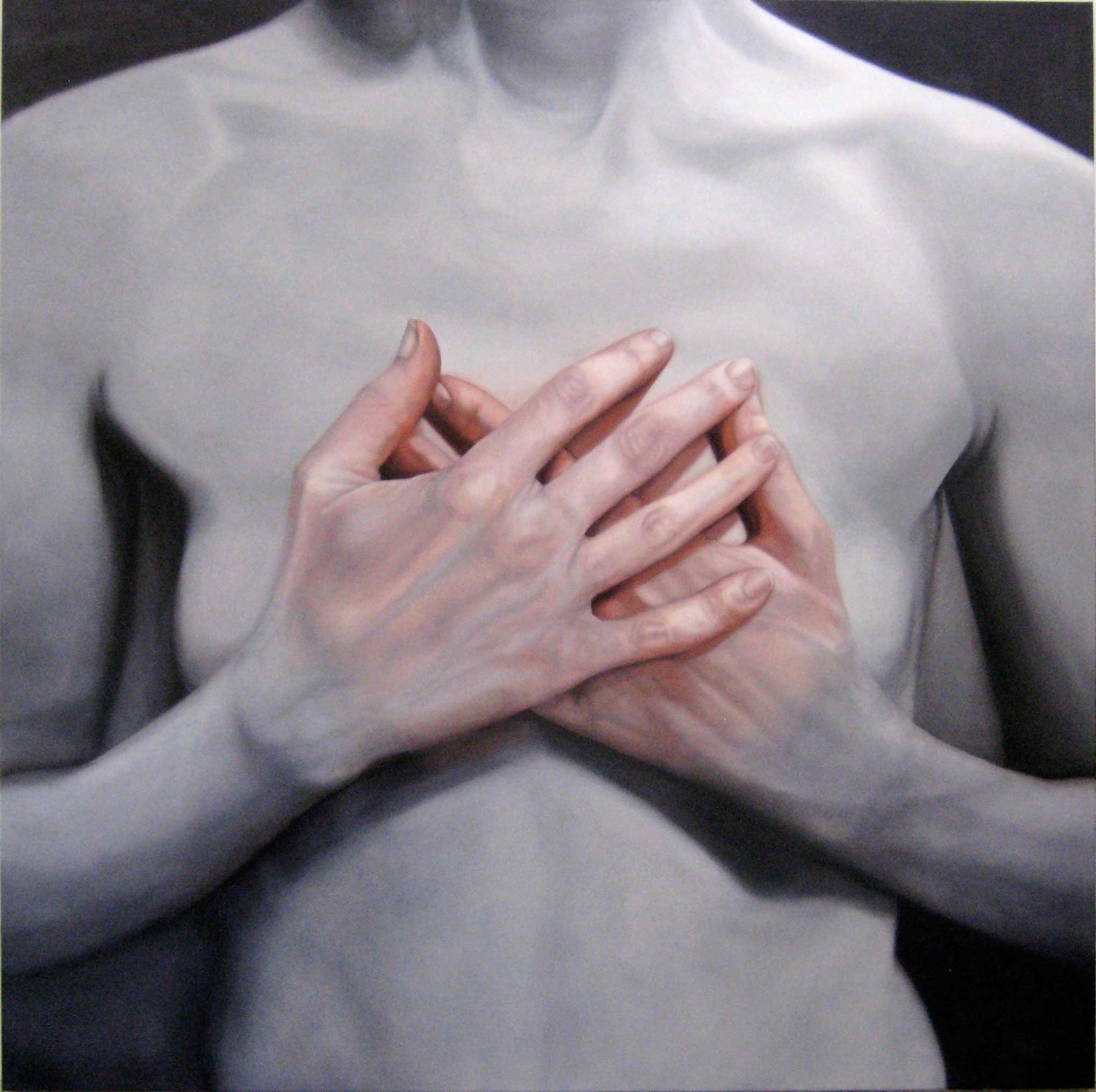 Hidden, Oil on Linen, 72 x 72”