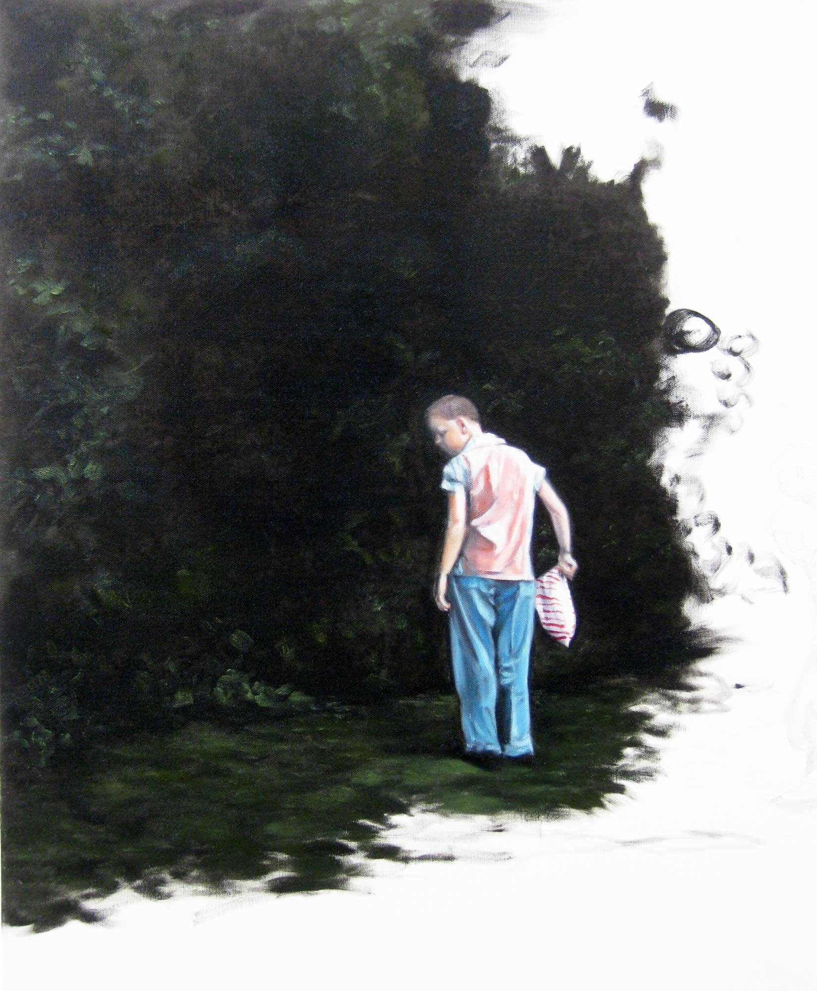 Hah! Oil on Canvas, 36 x48 (detail)