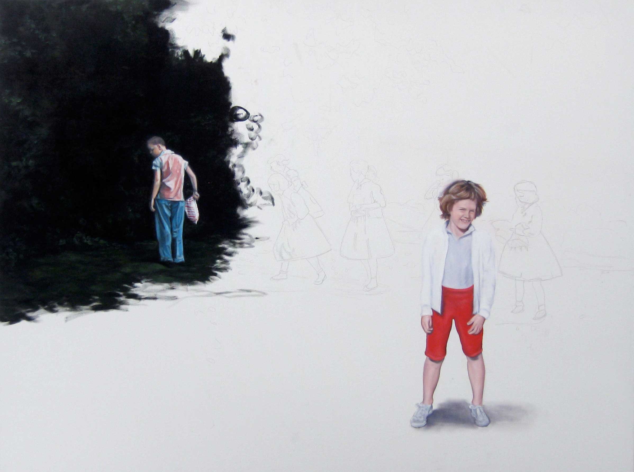 Hah! Oil on Canvas, 36 x48