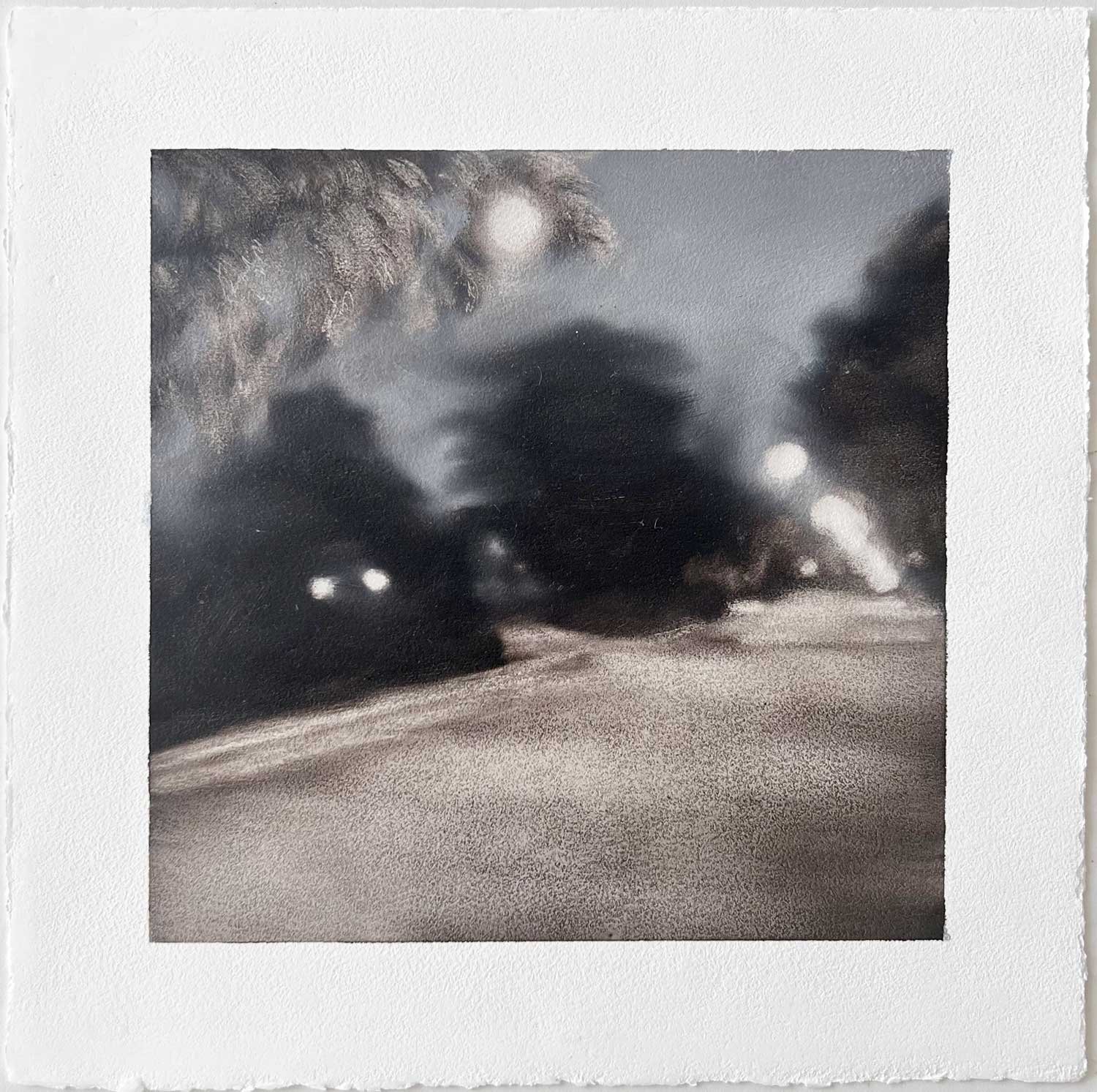 Oh Look Out, Oil on paper, 8 x 8"