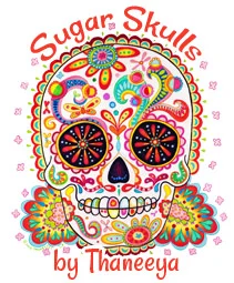 Sugar Skull art by Thaneeya