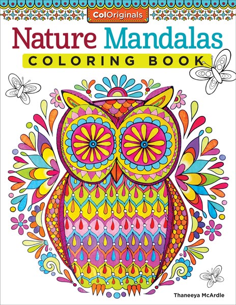 Mandala Adult Coloring Books By Colorya - Mandalas Magical Nature