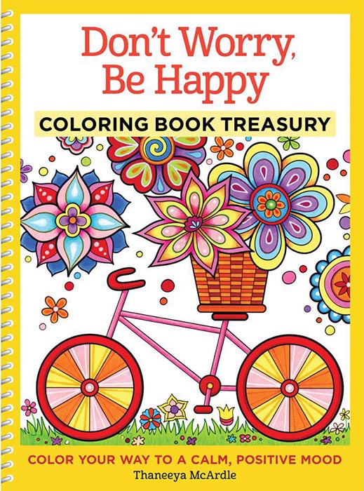 Happy Place Colouring Book - Books - Adult Colouring - Adults - Hinkler