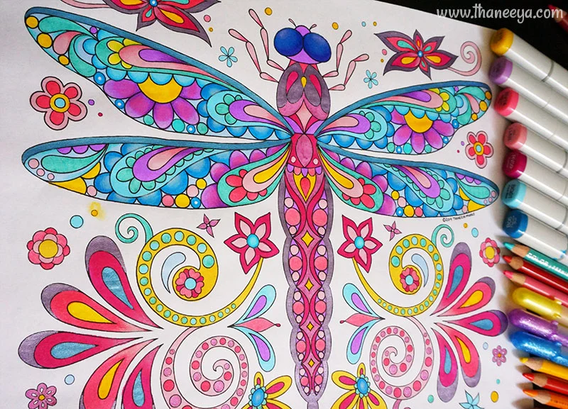 Dragonfly with Media by Thaneeya McArdle