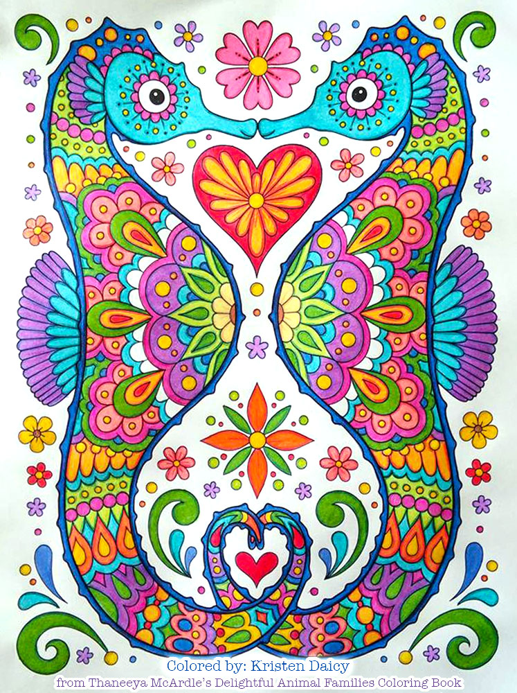 Delightful Animal Families Coloring Book By Thaneeya McArdle — Thaneeya.com Delightful Animal Families Coloring Book By Thaneeya McArdle — Thaneeya.com