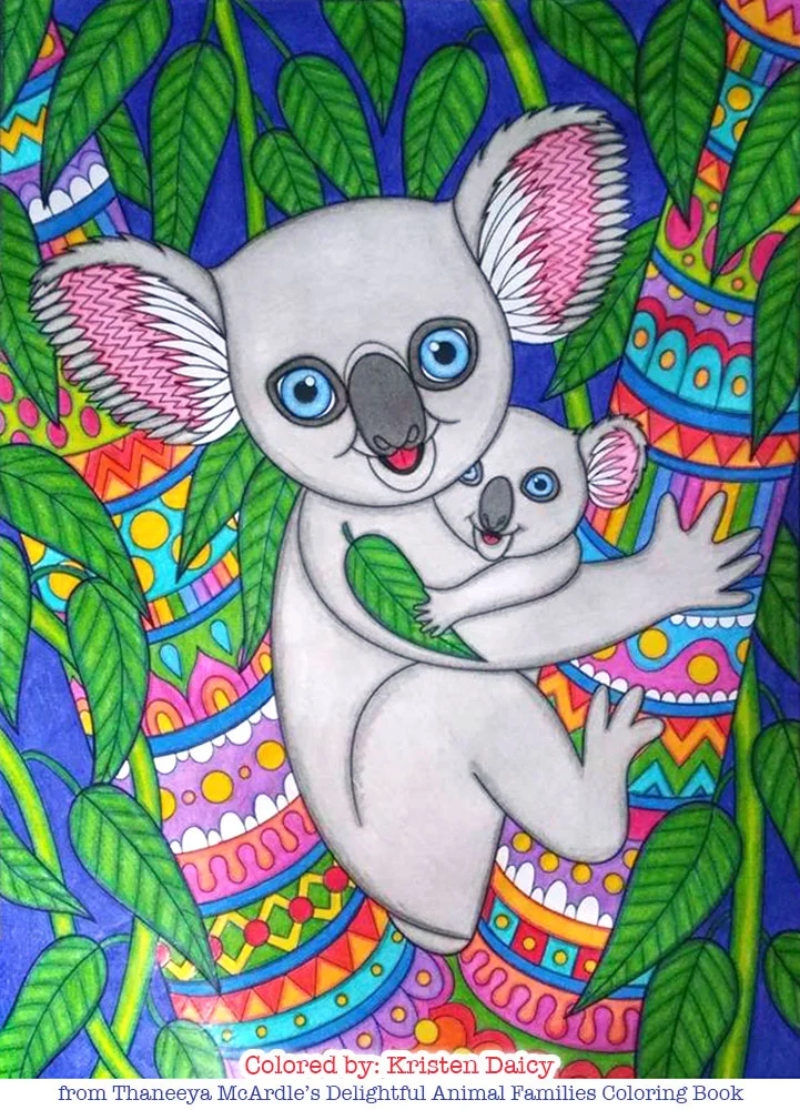 Delightful Animal Families Coloring Book by Thaneeya McArdle — Thaneeya.com