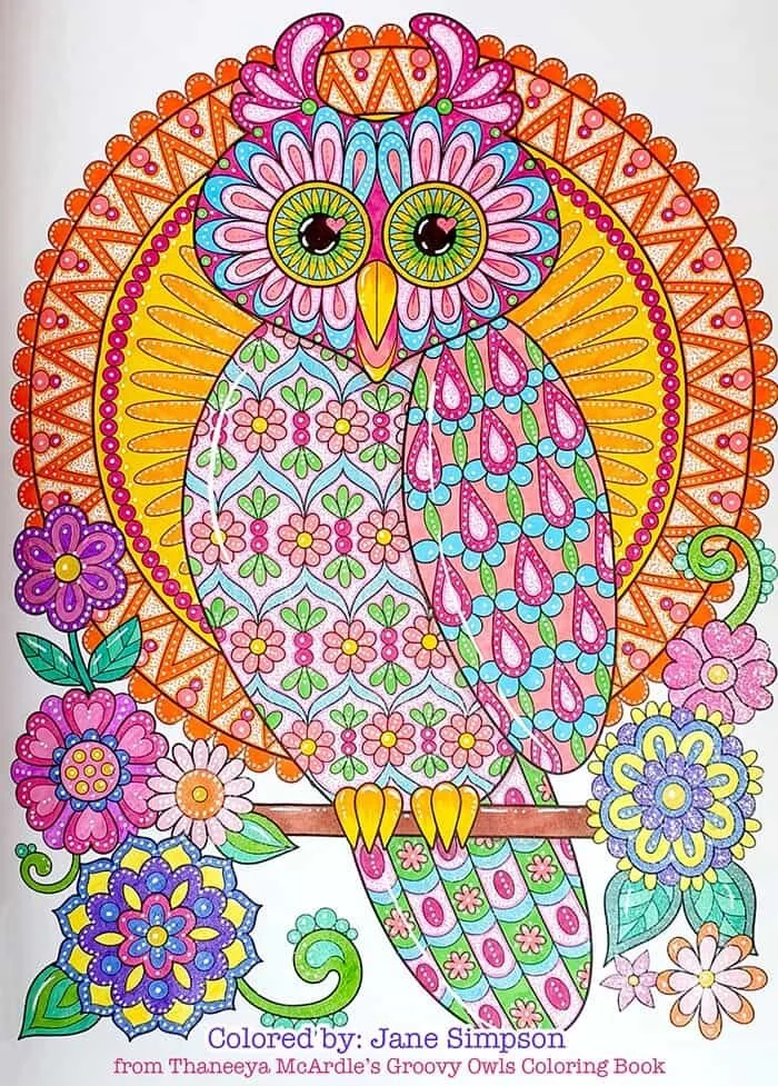 Owl Coloring Pages Colored Unleash Your Inner Artist With These 