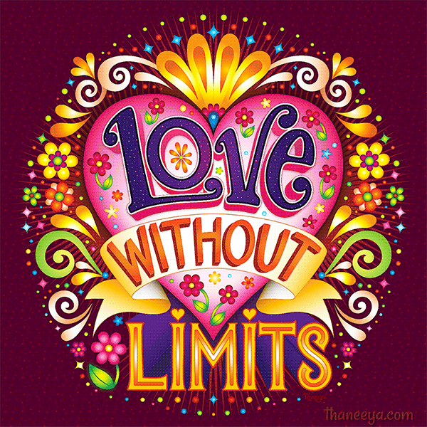 Love without limits Animated GIF featuring the art of Thaneeya McArdle