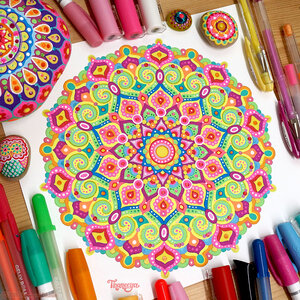 Think Happy Coloring Book by Thaneeya McArdle — Thaneeya.com