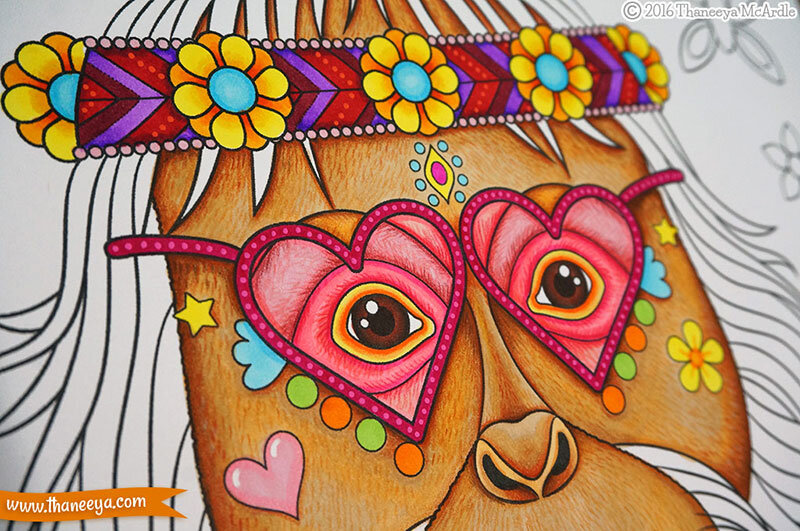Download Hippie Animals Coloring Book by Thaneeya McArdle — Thaneeya.com