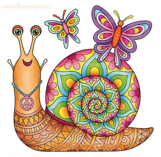 Download Hippie Animals Coloring Book by Thaneeya McArdle ...