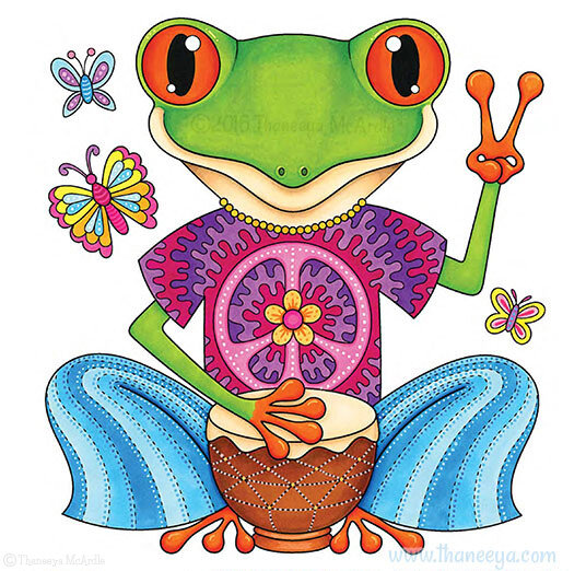 Download Hippie Animals Coloring Book by Thaneeya McArdle ...