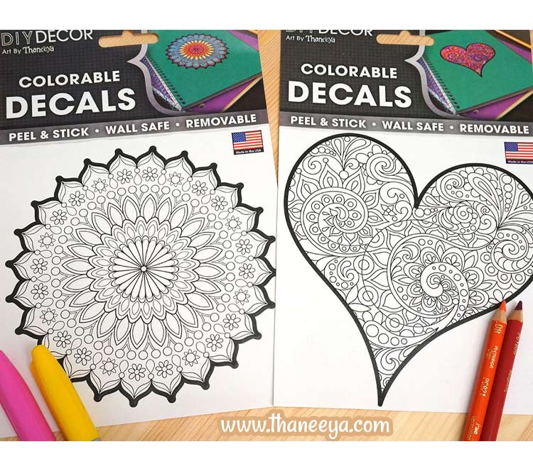 Colorable Stickers by Thaneeya