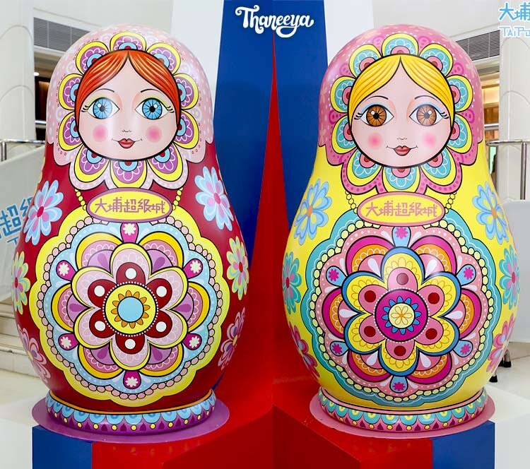 Giant Russian Nesting Doll Display - Art by Thaneeya McArdle