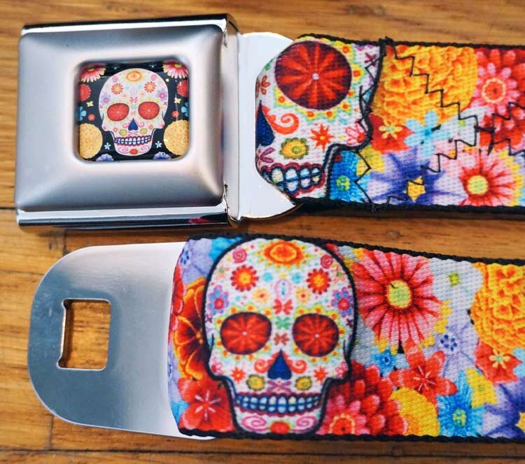 Sugar Skull Belt by Thaneeya