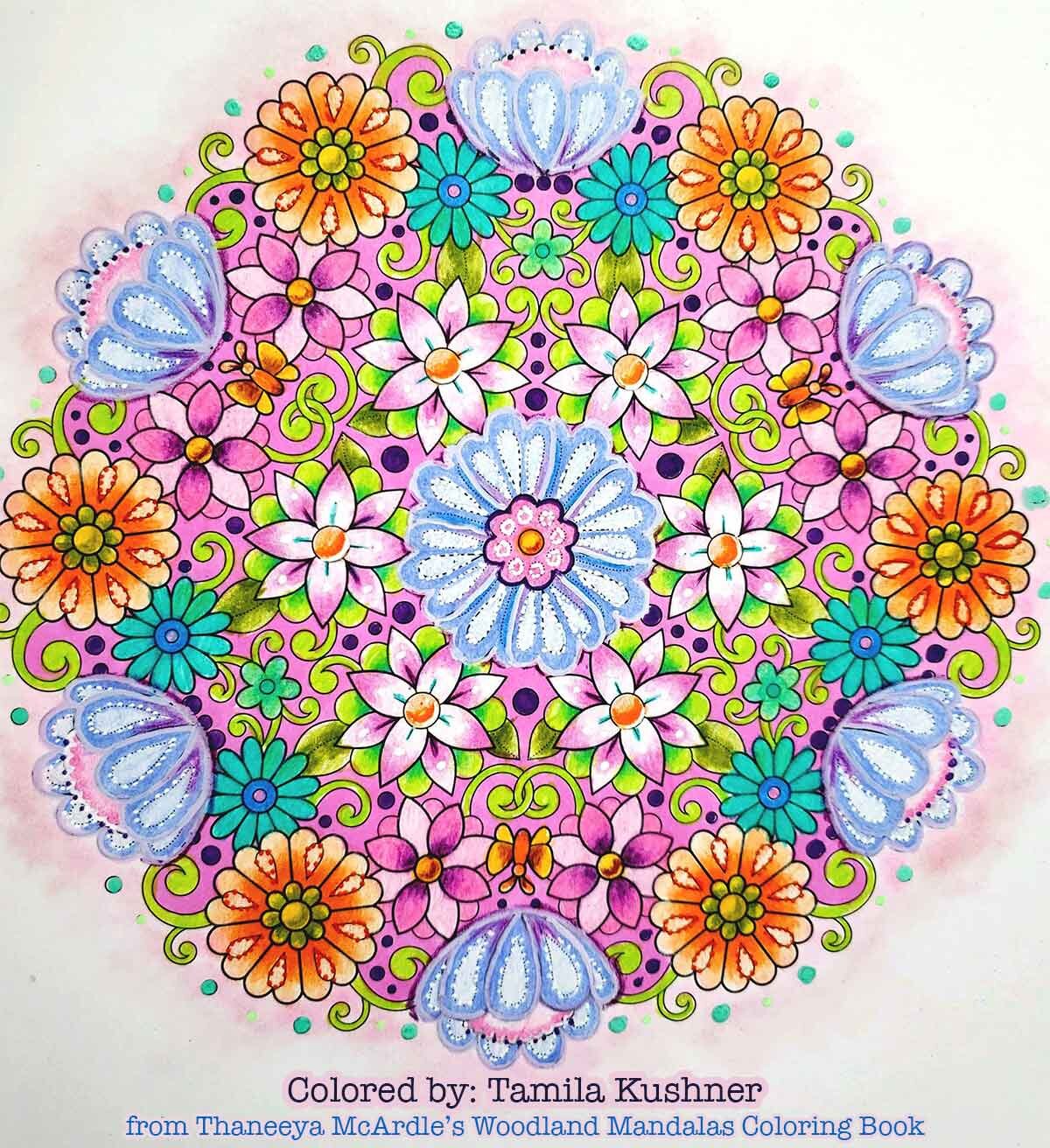 27 Fantasy Mandalas, Printable Colouring Book For Children & Adults