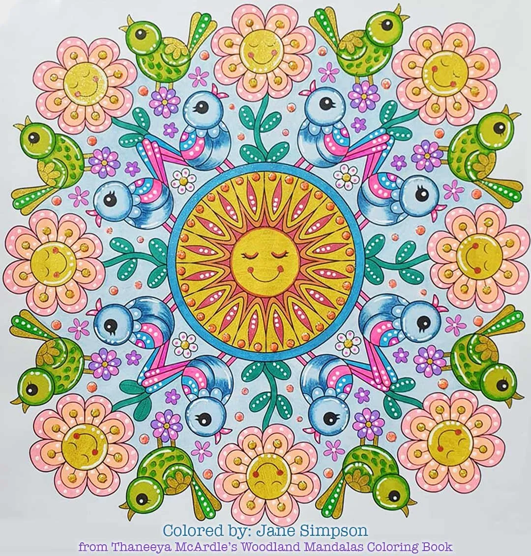Woodland Mandalas Coloring Book By Thaneeya McArdle Thaneeya