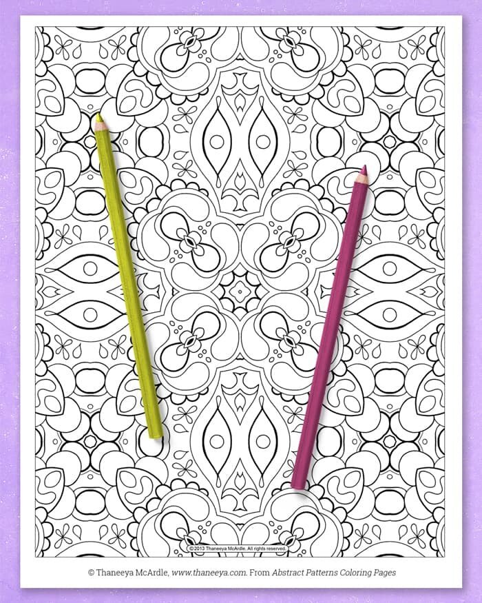 Free Coloring Page by Thaneeya McArdle