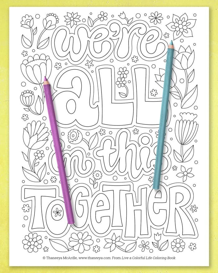 We're all in this together by Thaneeya McArdle