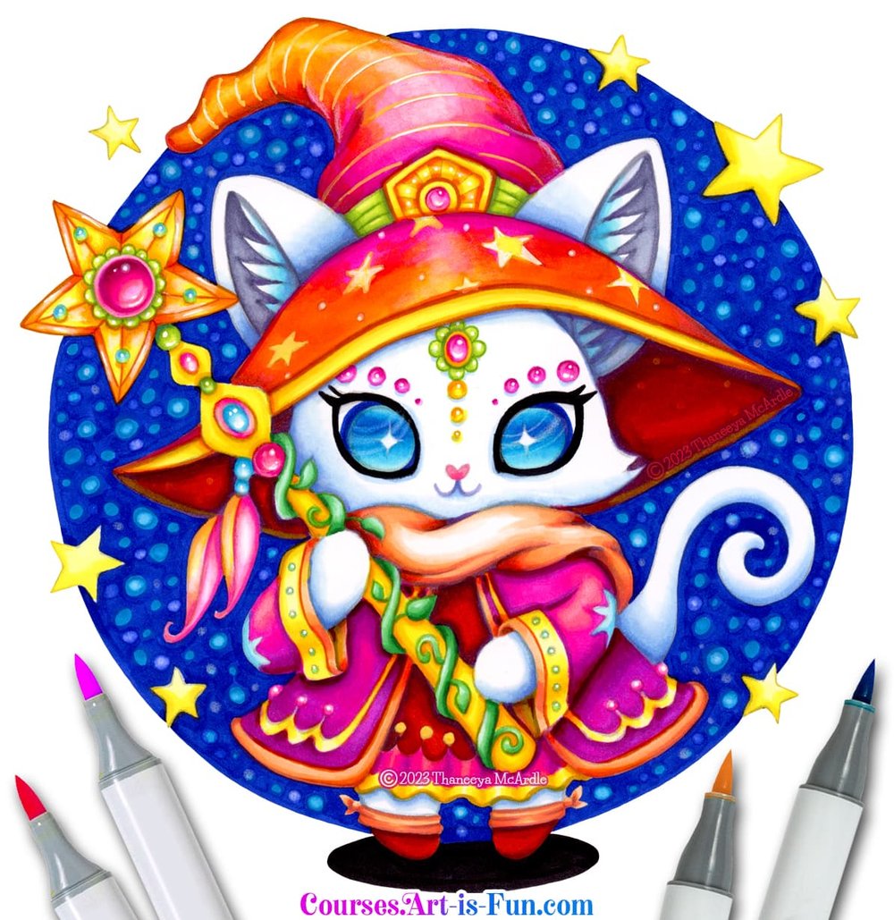 Makeup Tools Coloring Page - Mimi Panda