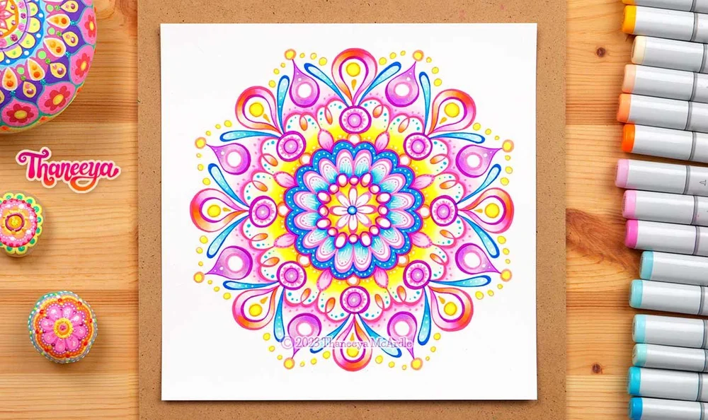 How to Draw a Mandala Easy StepbyStep Tutorial for Beginners