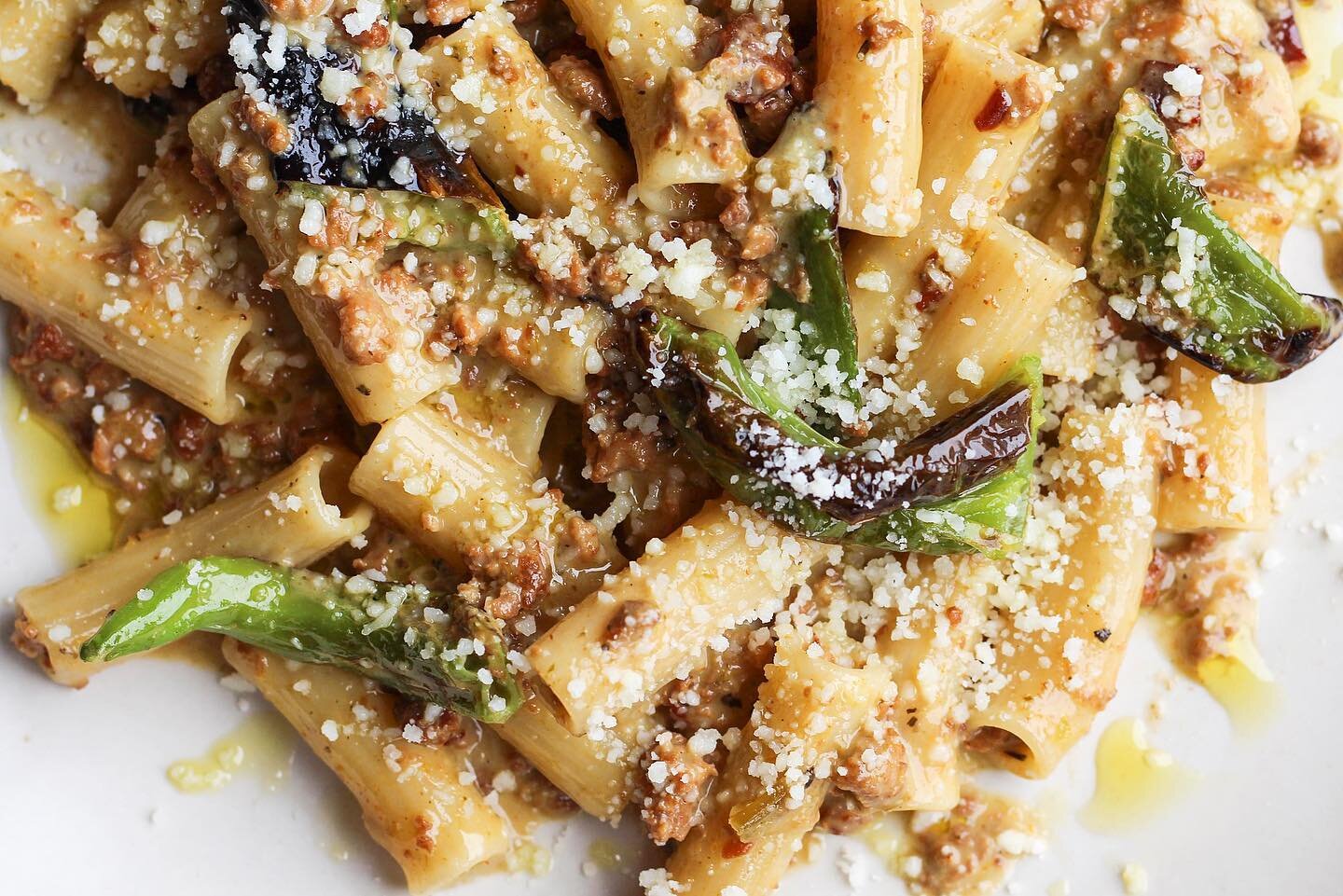 Pasta la vista, baby. 😎 Our Rigatoncini alla Bologenese Bianco is a knock-out. 👊💥