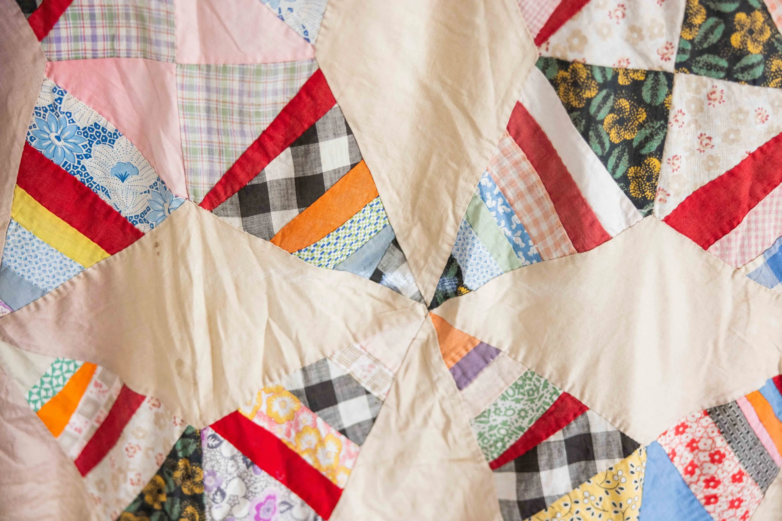 Arkansas Star Quilt TOP — Stitched & Found