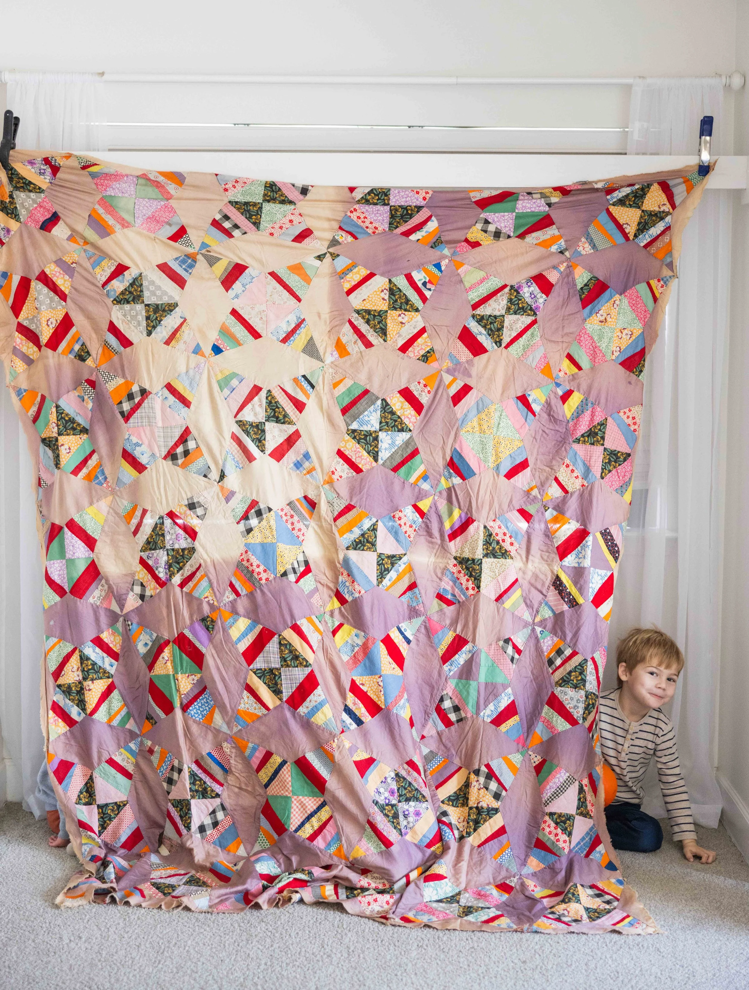 Arkansas Star Quilt TOP — Stitched & Found