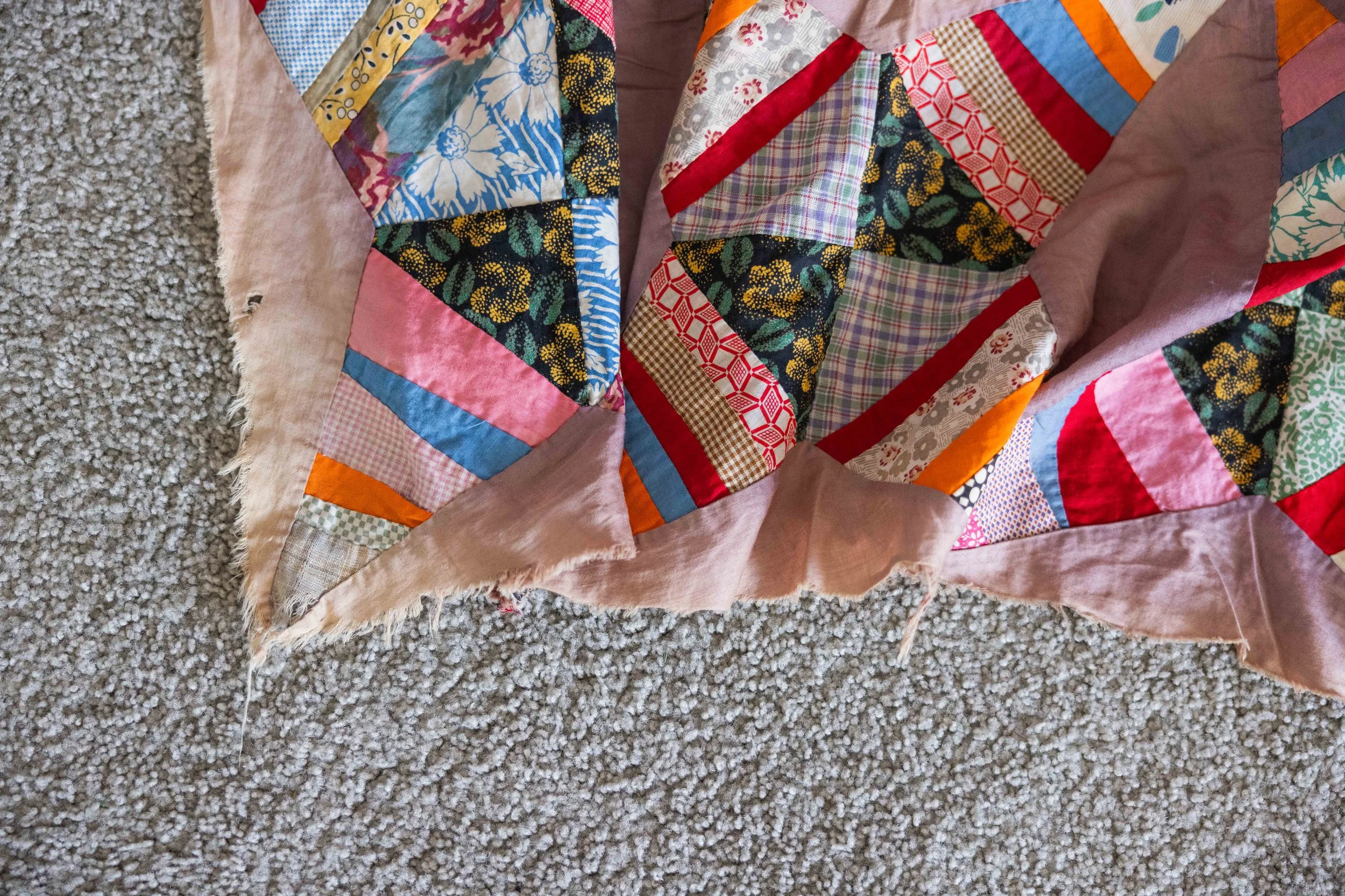 Arkansas Star Quilt TOP — Stitched & Found