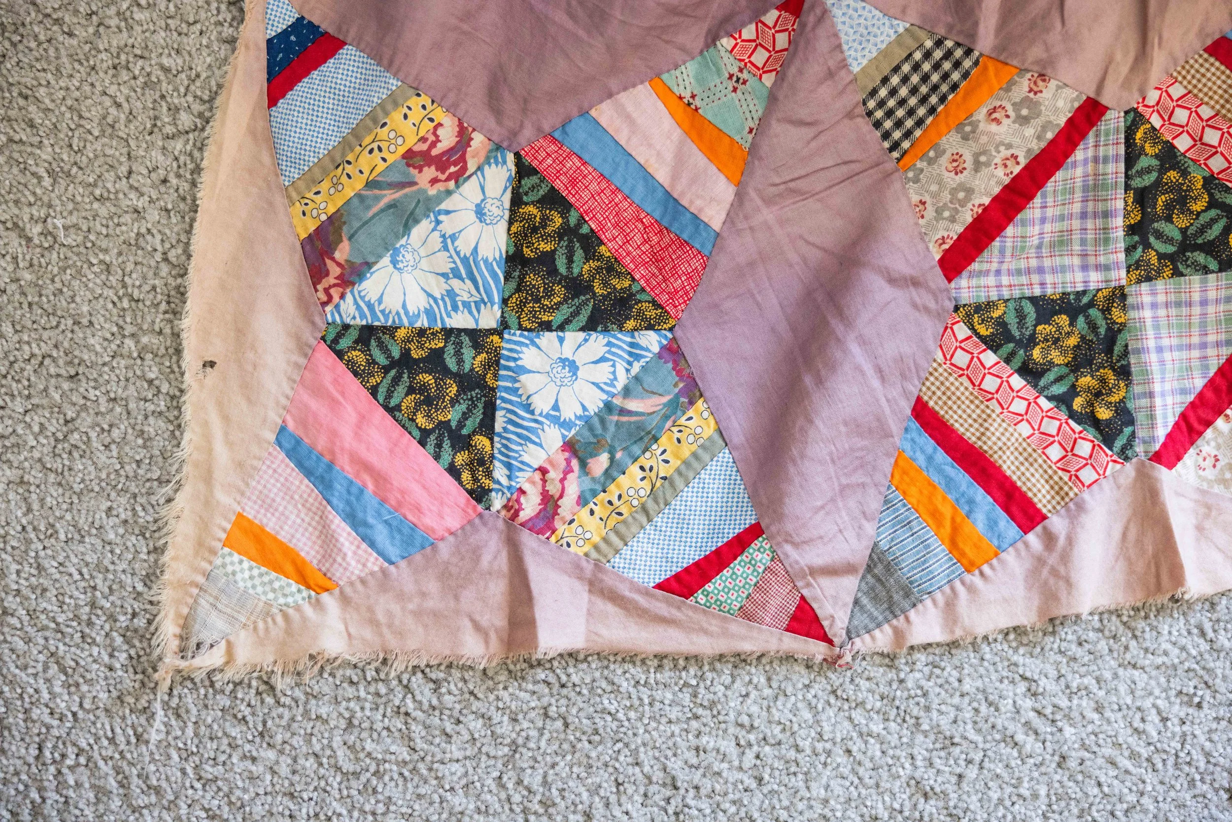 Arkansas Star Quilt TOP — Stitched & Found