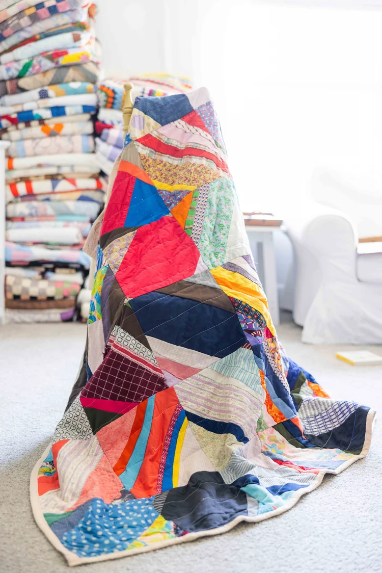 Patchwork Picture Quilt Blanket Large Handmade Patchwork Quilt