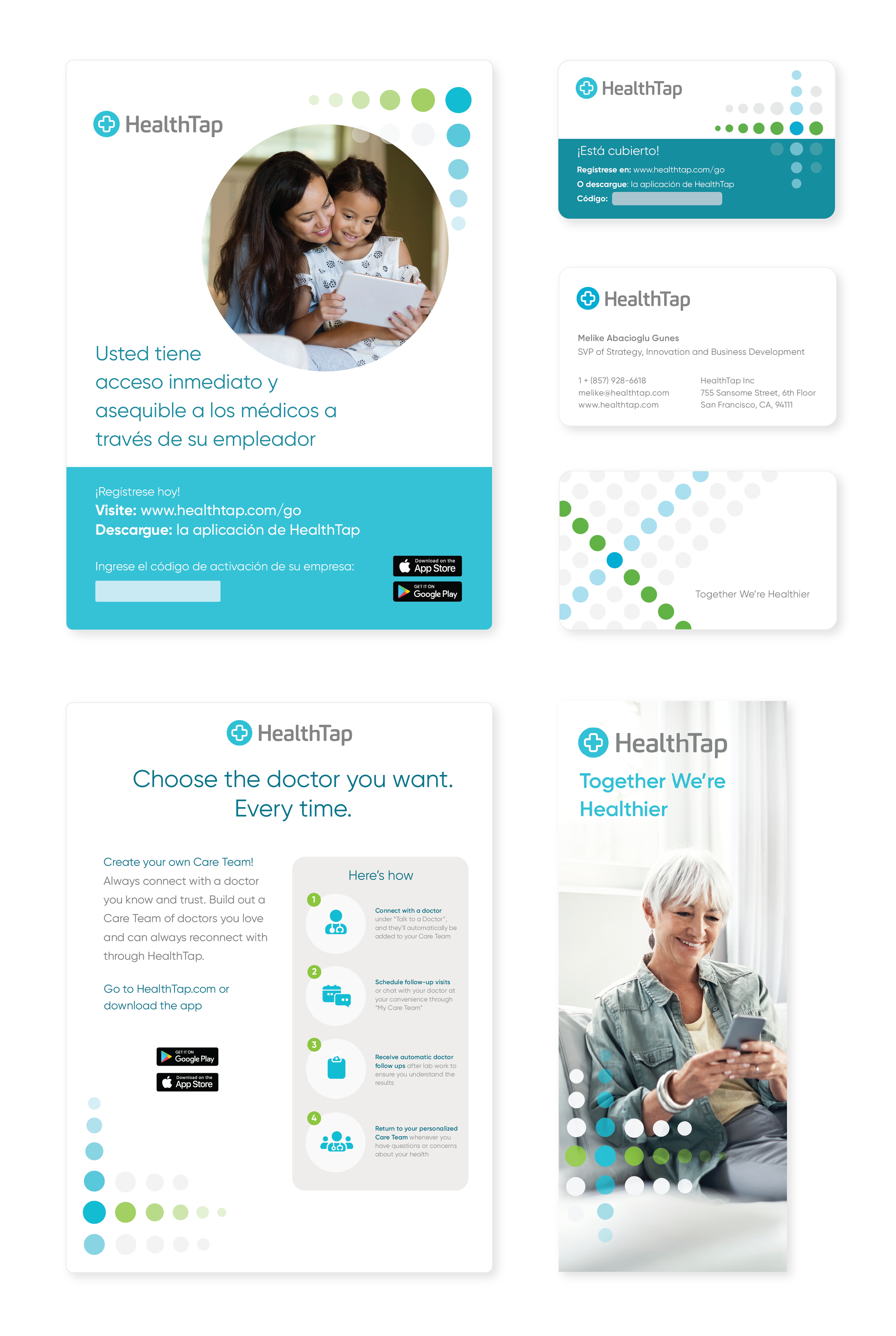  For marketing to employers, printed materials have proven successful. Samples include posters, cards, mailers. 