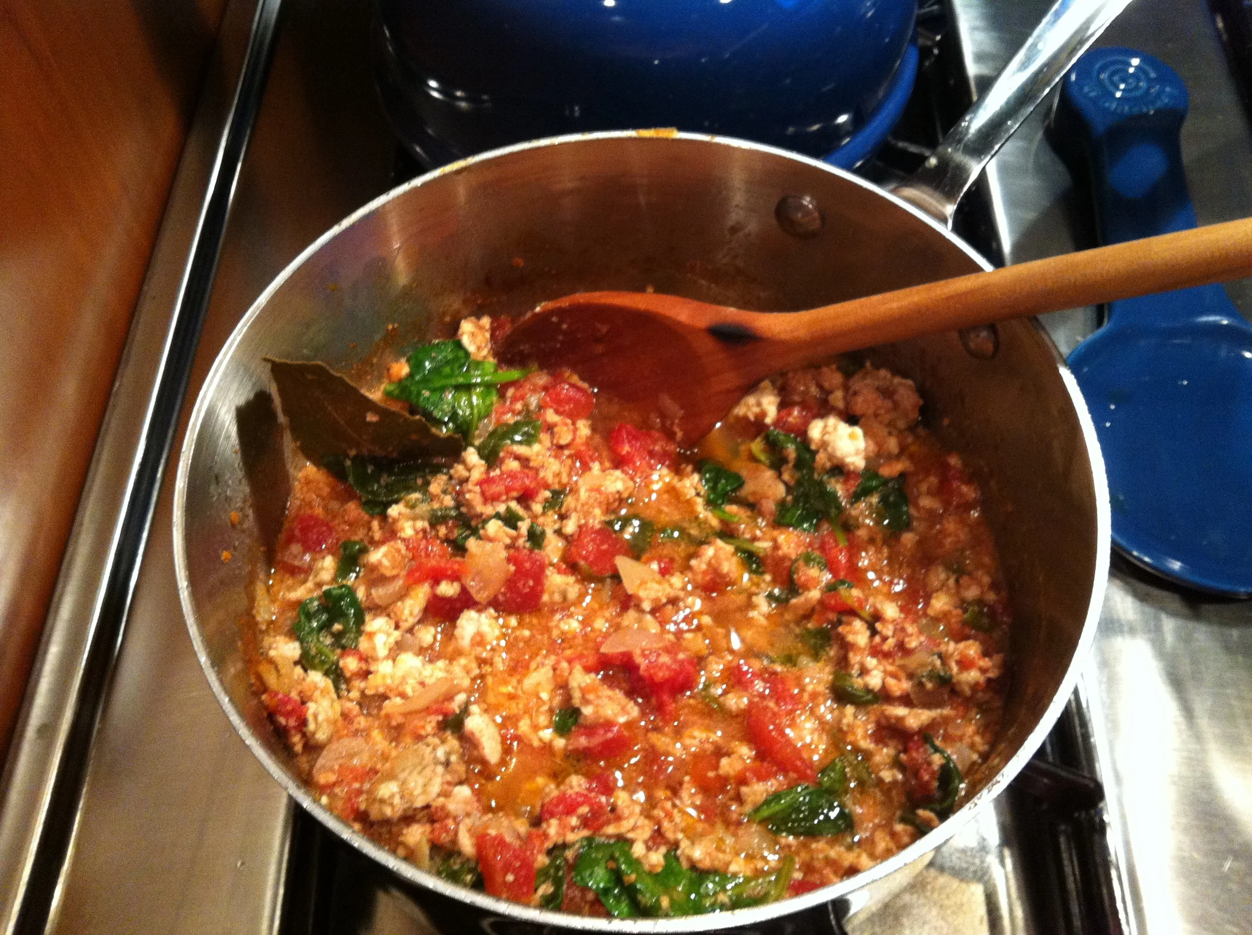 Spanakorizo (Spinach and Rice)