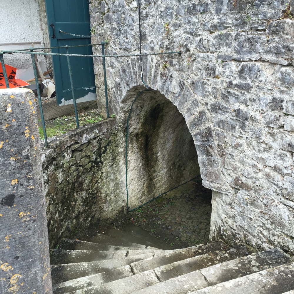 An Entrance to an Underground Passageway