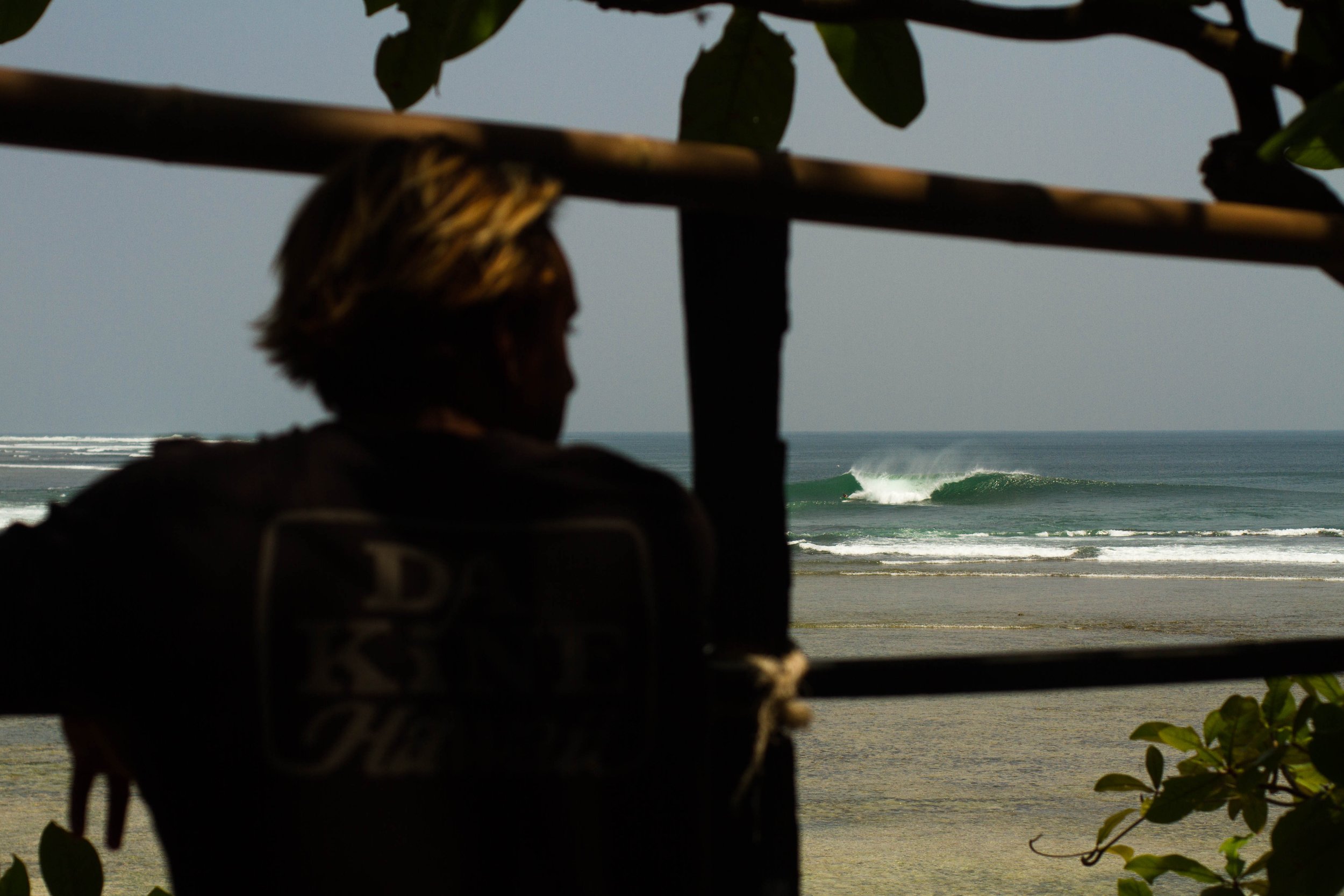 Noah Collins (@noahcollins) sitting in a tree house overlooking a perfect wave.jpg