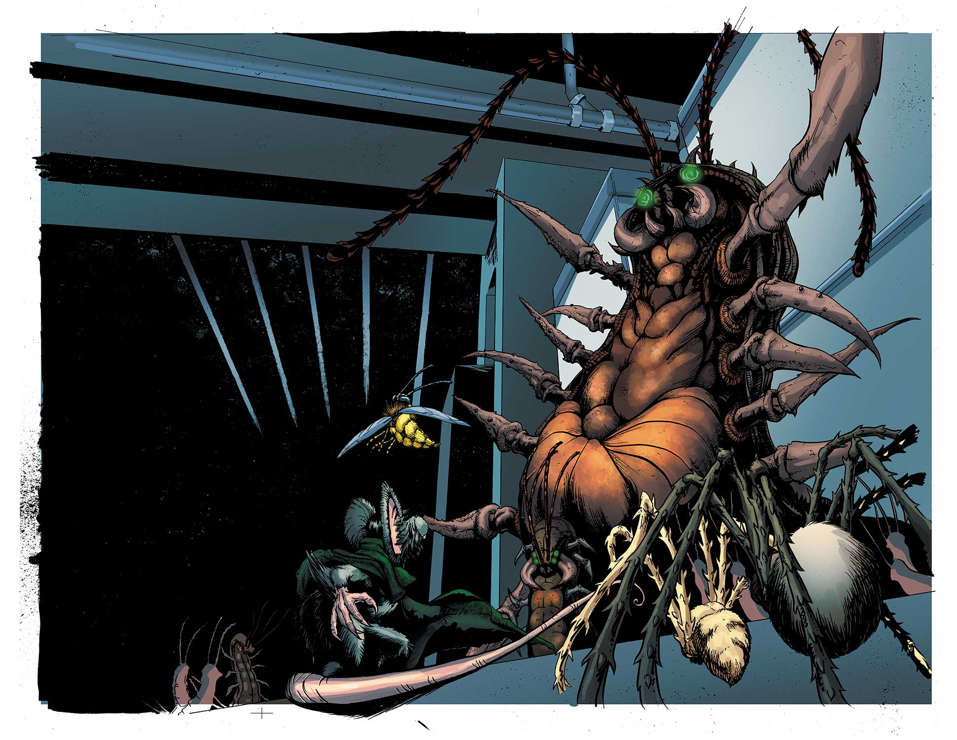 Colors done by the great John Hunt bringing the characters to life.