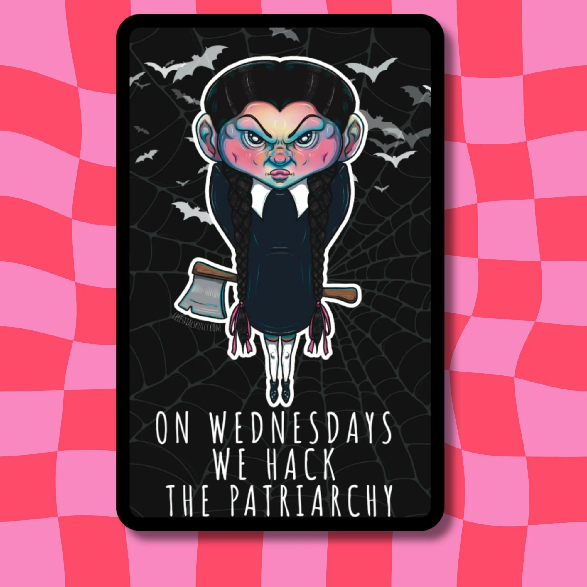 On Wednesday We Hack the Patriarchy Sticker