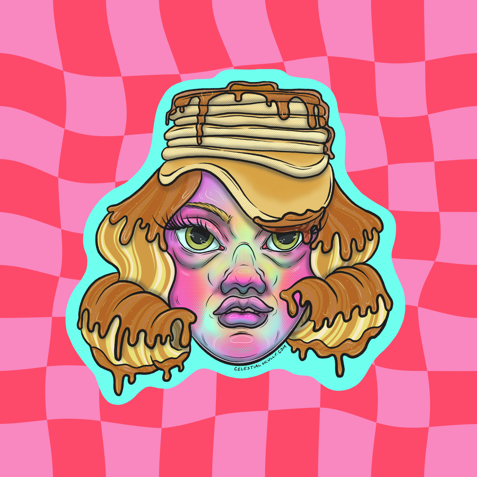 Pancake Princess Sticker