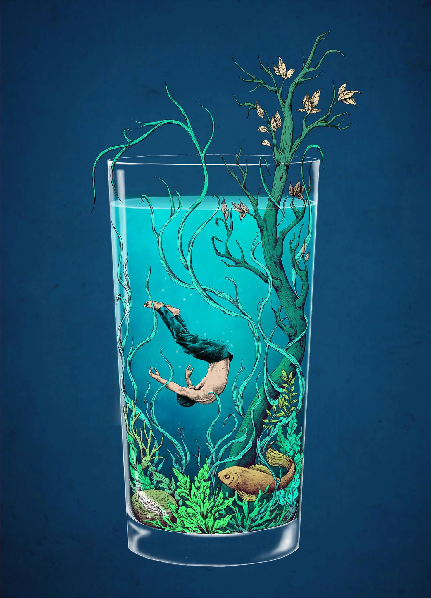 Don't drown youself in a glass of water.