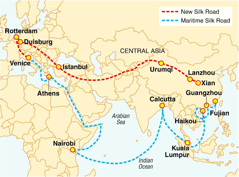 Mapping China's New Silk Road