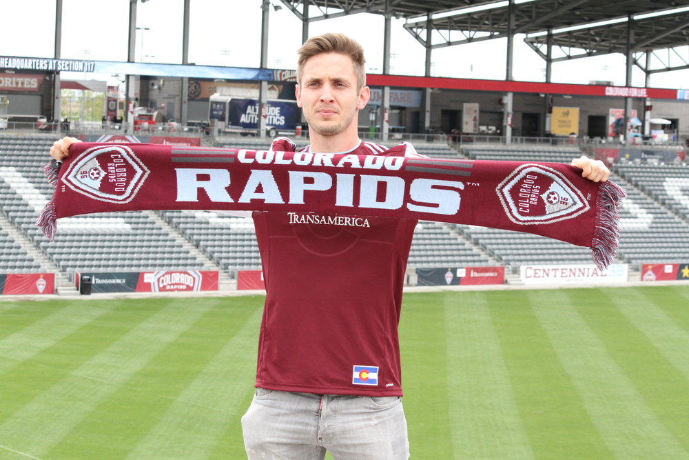 Doyle's introduction at the Colorado Rapids