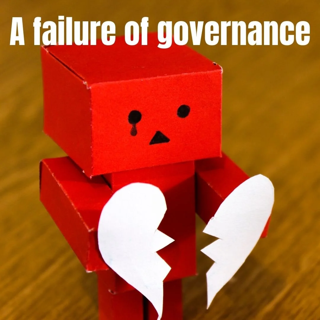 A failure of governance