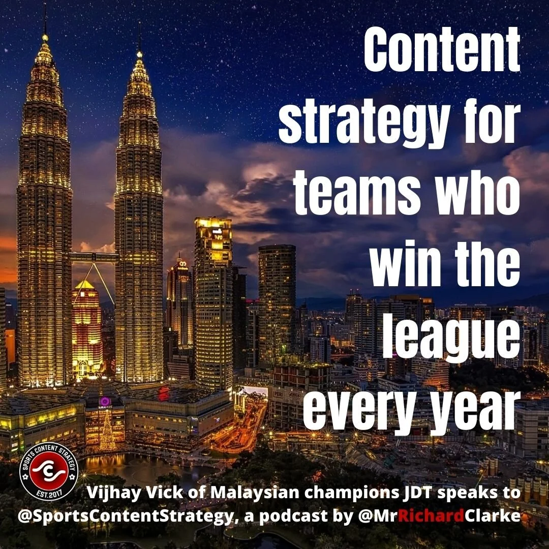 Vijhay Vick: Content strategy for teams who win the league every year