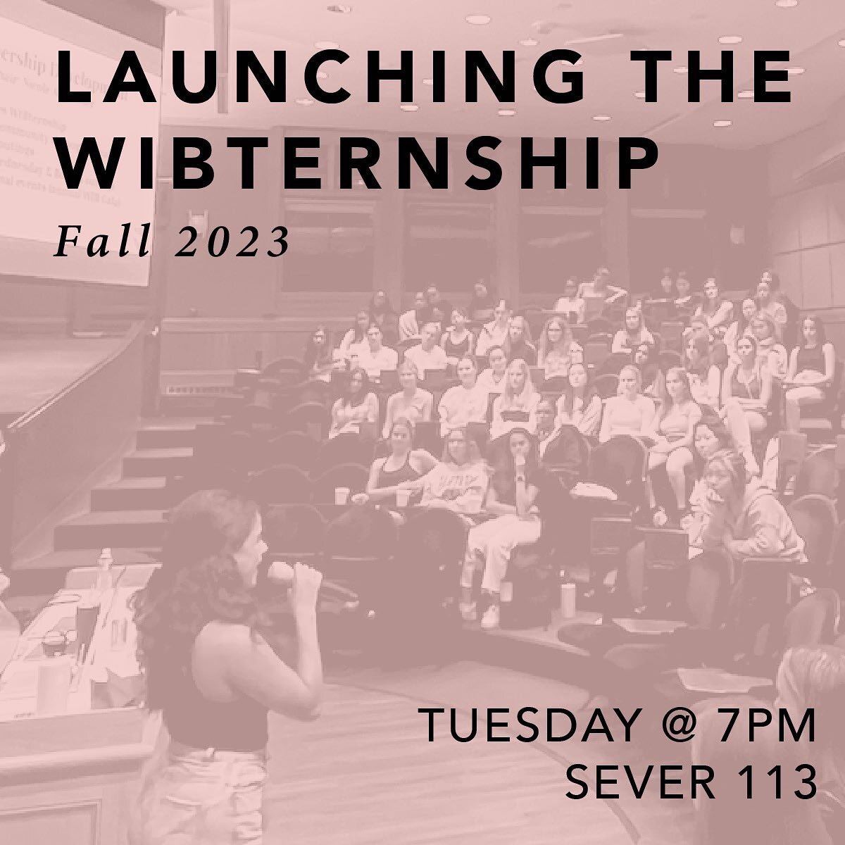 Want to learn more about business, meet amazing women, and grow your network at Harvard! Join our WIBternship program! First meeting tonight!!!