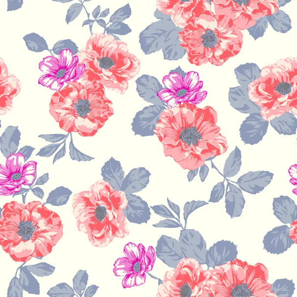 stylized anemonies