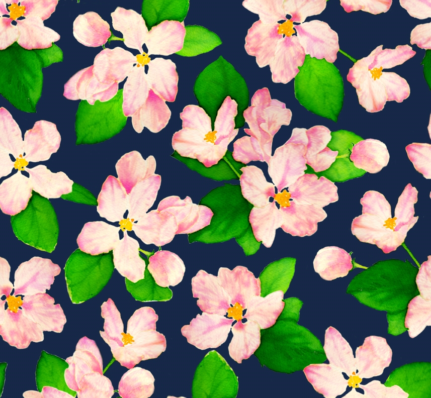 crabapple blossoms